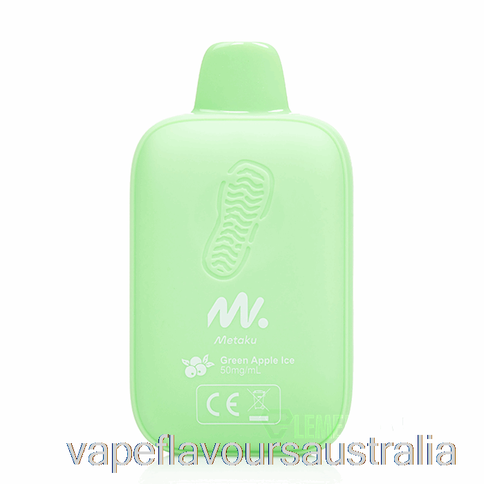 Vape Nicotine Australia Metaku Moonwalk 9000 Disposable Green Apple Ice